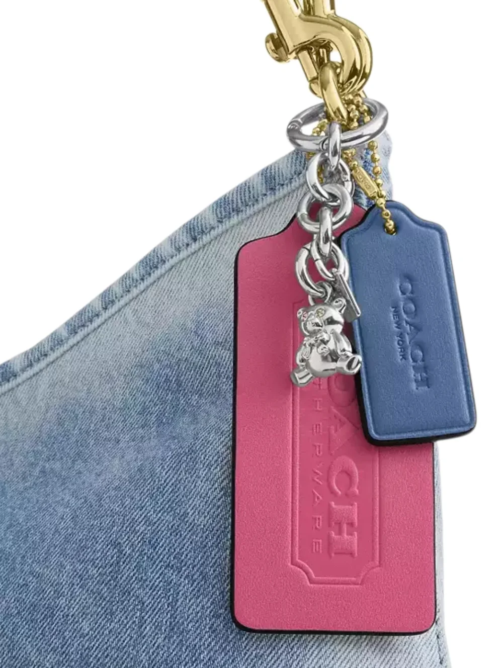 COACH LOVED DENIM LAUREL BAG- NEW - FACTORY WRAPPED - Picture 6 of 14